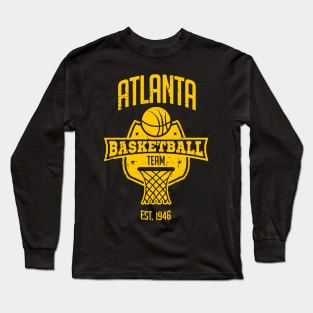 Atlanta Hawks Georgia Basketball TeamAtlanta Hawks Long Sleeve T-Shirt